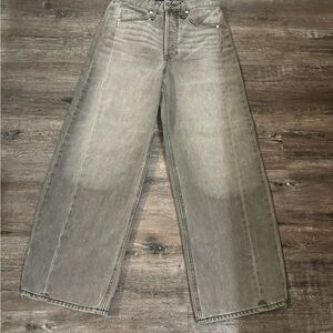 Veronica Beard Ryder high rise barrel leg in volcanic dust